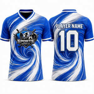 Maillot de football haute performance respirant en polyester interlock, maillot de football personnalisé, short de qualité supérieure, uniforme d'équipe OEM - Product Image 1