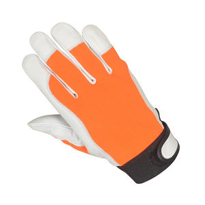 Guantes de seguridad de cuero de cabra de la mejor calidad para ensamblaje, trabajo en almacenes y jardinería, guantes antideslizantes de cuero para ensamblaje. - Product Image 6