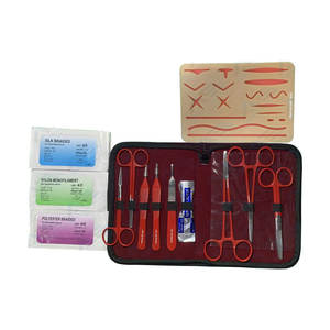 Disección de acero inoxidable para estudiantes médicos y veterinarios, materiales e instrumentos de sutura médica para la piel, almohadilla de sutura para estudiantes de medicina - Product Image 1