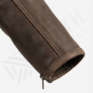 Veste de moto en cuir véritable pour homme de qualité supérieure, nouvelle arrivée, vestes de moto d'hiver, protections amovibles, personnalisables - Product Image 6