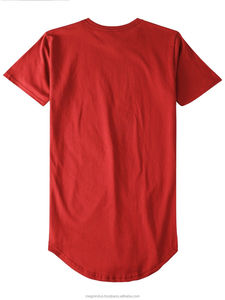 Ustom-Camiseta de manga corta para mujer, Camisa larga de cuello redondo - Product Image 2