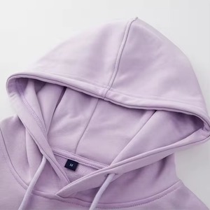 Sweat-shirts à capuche blancs pour hommes, vente en gros, à manches longues, avec poche kangourou et épaules tombantes, pour le streetwear - Product Image 3