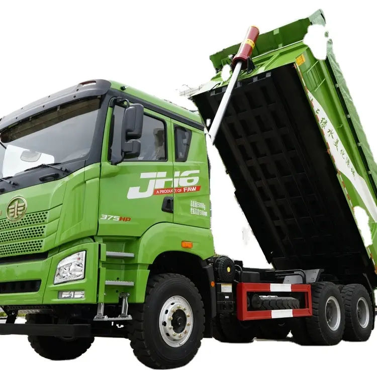 China Truck FAW Factory JH6 J6P J5K 380Hp 430hp 6x4 8x4 12 Wheeler Euro2 8 Cubic Meter Dump Tipper Truck
