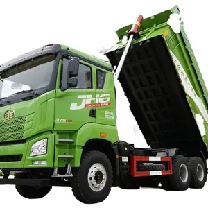 중국 트럭 FAW 공장 JH6 J5K 380Hp 430hp 6x4 8x4 12 휠러 Euro2 8 입방 미터 덤프 팁 트럭