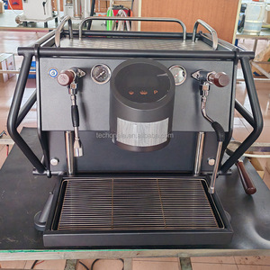 เครื่องชงกาแฟ ZILONG 9 บาร์ แบบหัวชงเดี่ยว ระดับมืออาชีพ 2 หม้อต้ม ทำจากสแตนเลส เหมาะสำหรับร้านกาแฟและโรงแรม - Product Image 2