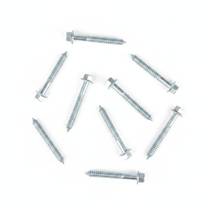 PDC Brand Custom CLASS 4 Carbon Steel External Hex Head Coarse Wood Thread <b>Screws</b> 25mm-300mm Metric/Inch White/Yellow Zinc - Product Image 4