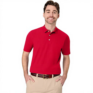 Camisetas Polo de Trabajo de Algodón para Hombre con Logotipo Bordado Personalizado, Uniformes Premium para Hombre, Camisetas Polo de Golf - Product Image 1