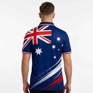 Camiseta de Manga Corta para Hombre, de Secado Rápido, Transpirable, 100% Poliéster, Tejido de Punto, Estampado por Transferencia de Calor, Estilo Urbano, Corte Regular, Personalizable - Product Image 3