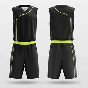 Ensemble de shorts et maillot de basket-ball unisexe avec logo personnalisé imprimé, respirant, 100 % polyester, antibactérien, de qualité supérieure - Product Image 2