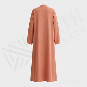 Nouvelle Abaya Modèle Simple en Coton, Vente en Gros, Robe Kaftan Ouverte pour Femmes, Vêtements Islamiques de Haute Qualité, Approvisionnement en Gros - Product Image 2