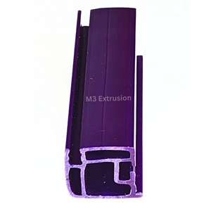 ท่ออัดขึ้นรูปพีวีซีแข็งทนรังสียูวีท่อ ABS/PP สำหรับประตูตู้เย็นเชิงพาณิชย์งานตามสั่งสีม่วง - Product Image 3