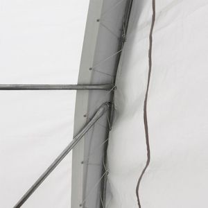 TMG ST2041PV(Previo) 20FT X 40FT Heavy Duty 17 oz <b>PVC</b> Cover Arch Wall Peak <b>Ceiling</b> Storage Shelter Drive Doors for Tool Shed - Product Image 5