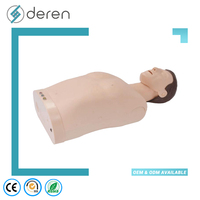 Mannequin de formation RCP demi-corps Deren en PVC, modèle d'enseignement médical de premiers secours, mannequin de formation aux soins humains DRA037