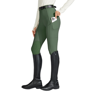 Leggings d'équitation personnalisés avec logo, pantalons taille haute pour femmes, antidérapants en silicone, jodhpurs et culottes d'équitation - Product Image 3