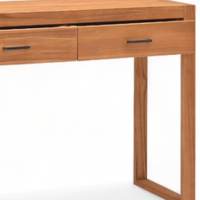 Bureau en bois de style moderne avec 2 tiroirs pour la décoration de la maison et le mobilier de bureau à prix abordables