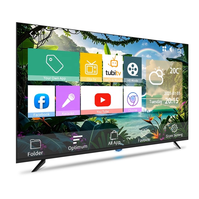 Brand New 4K Ultra HD Android 14 Mini LED Smart TV 14 to 100 Inches WiFi Compatible for Hotels