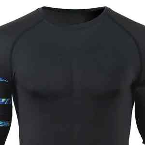 Rashguard pour homme, tendance, de qualité supérieure, personnalisable, nouvelle arrivée, respirant, service OEM. - Product Image 3