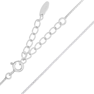 Deslumbrante Collar de Cadena con Corte de Diamante en Plata 925 - Product Image 2
