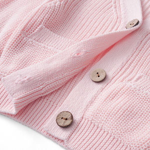 Cárdigan de Punto para Bebé CRAZIGOODS al por Mayor, Cuello en V, Manga Larga, Unisex, Casual, Invierno, 100% Algodón, Capa Única, Ecológico - Product Image 5