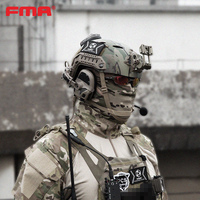 Casque de communication tactique FMA/FCS AMP avec réduction de bruit, alimenté par piles AAA, réduction de bruit de 85 dB, TB1372