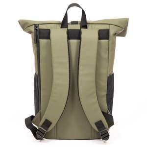 Green GRS leather multifunctional <b>computer</b> backpack travel <b>computer</b> backpack fashionable leisure <b>bag</b> - Product Image 3