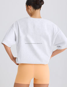 Women Oversize <b>Tshirt</b> O-Neck <b>Tshirt</b> In Cotton Jersey <b>Tshirt</b> Girl New Gym <b>Tshirt</b> In <b>Cheap</b> Price - Product Image 2