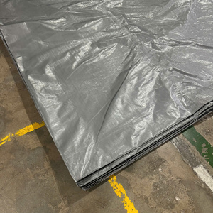 Bâche en PE robuste couleur argent, haute durabilité, grande capacité, couverture imperméable, options de taille et de couleur pour camion - Product Image 4