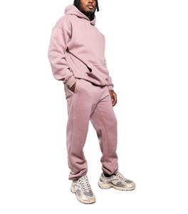 2025 mode marque de luxe coton réfléchissant hommes survêtement 2 pièces Top qualité épais hommes à capuche et pantalon survêtement pour l'hiver - Product Image 1