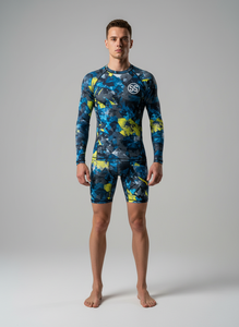 Maillot de surf Rash Vest, vêtement de protection solaire, chemises de compression pour hommes, Rash guard pour hommes - Product Image 4