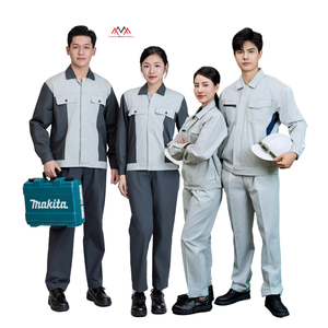 Vêtements de travail personnalisés VN FACTORY, vêtements de travail d'usine, logo extérieur, combinaison de travail pour électricien, ensembles de style, combinaison de soudage, uniforme FMF. - Product Image 3
