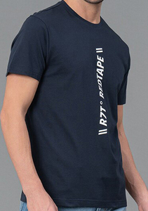 Camiseta de Algodón Estampada para Hombre, Estilo Casual, Cuello Redondo, Manga Corta, Transpirable, Corte Regular, para Uso Diario, OEM ODM - Product Image 5