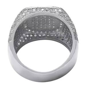 Indian Manufacture Minimalist Moissanite <b>Diamond</b> <b>Ring</b> for Women Office Wear Casual Fashion and Daily Use Available for Sale - Product Image 2