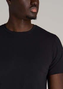 T-shirt pour homme à coupe classique, couleur personnalisée, manches courtes, col rond, 100% coton, style jersey tricoté décontracté, 240 grammes, numérique - Product Image 5