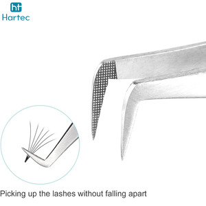 Eyelash Extension Tweezer Set, 2-Piece Professional Lash Tools Custom Logo Use For Extension Eyelash Tweezers - Product Image 3