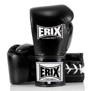 Gants de boxe en cuir personnalisés de haute qualité avec évacuation de l'humidité et fermeture auto-agrippante pour l'entraînement de MMA, Muay Thai et Kick Boxing - Product Image 4