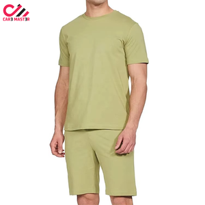 ชุดเซ็ตเสื้อยืดและกางเกงขาสั้นสองชิ้นสำหรับผู้ชาย สไตล์สตรีทแวร์ ชุดฤดูร้อน เสื้อยืดและกางเกงขาสั้นแบบยูนิเซ็กซ์ ระบายอากาศได้ดี ชุดฤดูร้อนแบบสั่งทำได้ - Product Image 6