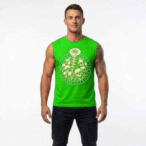 Gym Clothing Men's Sleeveless Muscle Shirt Stringer Tank Top Fitness Basketball <b>Running</b> <b>Singlet</b> Quick Dry Breathable - Product Image 1