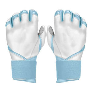 Guantes de Bateo de Béisbol de Alta Calidad, Cuero Genuino, Color y Logotipo Personalizados, Cierre de Gancho y Bucle Ambidiestro, Profesionales - Product Image 4