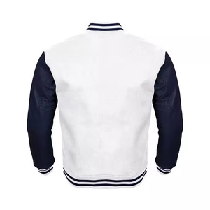 Nueva Chaqueta Varsity de Invierno para Hombre con Mangas de Cuero Auténtico, Parches Personalizados y Logotipo Bordado, en Oferta - Product Image 2