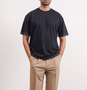 Camiseta de Hombre, Corte Regular, 100% Algodón, Tejido de Punto, Cuello Redondo, Manga Corta, Color Sólido, Estilo Casual, 200 Gramos, con Estampado, Estilo Urbano - Product Image 2