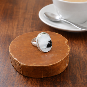 <b>Top</b> Quality Black Tourmaline Rainbow Moonstone Ring 925 Sterling Silver <b>Rose</b> Gold Yellow Gold Plated Oval Handmade Jewelry her - Product Image 5