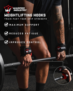 Professional Weight Lifting Grip <b>Hooks</b> with Adjustable Wrist Wraps for Men Women Deadlift Pull Ups and Gym Exercises - Product Image 5