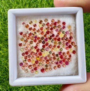 Lot de saphirs naturels multicolores, pierres précieuses de couleurs mélangées, pierres en vrac pour la fabrication de bijoux, bagues, pendentifs, haute qualité - Product Image 6