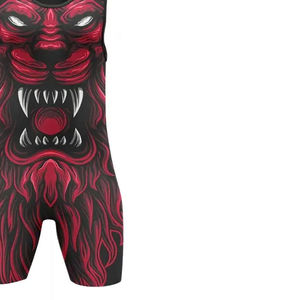 Singlet de Lucha Reversible para Hombre, Material Frontal de Spandex/Poliéster, Ajuste Cómodo y Elástico, Uso Individual para Lucha - Product Image 5