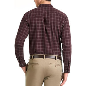 Camisa de Vestir Formal de Manga Larga para Hombre, Personalizada, 100% Algodón, Transpirable, Corte Entallado, para Oficina, Verano, Alta Calidad, Servicio OEM - Product Image 4