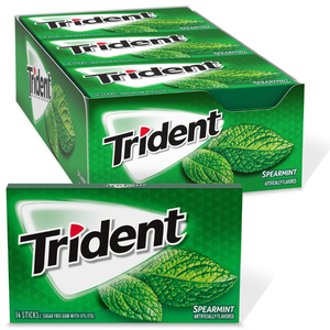 candy Spearmint Sugar Free Chewing <strong>Gum</strong> 21.6g Xylitol Mint Flavor Box - Product Image 3