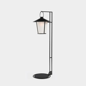 Modern <b>LED</b> Outdoor Floor Lamp Pagoda Lantern Stand Lamp White <b>Diffuser</b> Metal Frame Garden Porch Corridor <b>Lighting</b> - Product Image 1