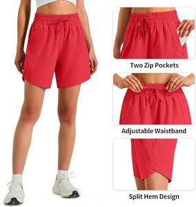 Shorts Deportivos Cortos de 5 Pulgadas para Mujer, Cómodos, Casuales, para Gimnasio, Activos, de Poliéster, Ligeros, para Entrenamiento - Product Image 5