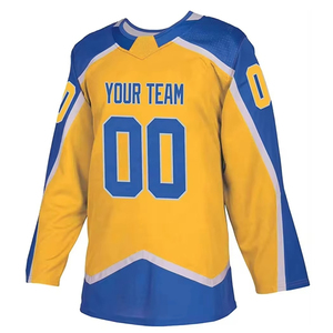 Maillot de hockey sur glace personnalisé pour homme, respirant, léger, imprimé par transfert thermique, vêtements d'équipe professionnels, positions de logo personnalisées - Product Image 5