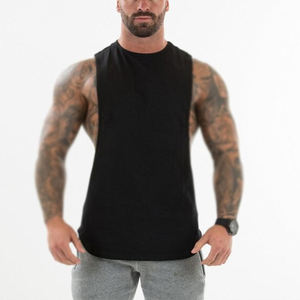 Débardeur de sport tissé pour homme en polyester/coton, sans manches, pour fitness et musculation - Product Image 6